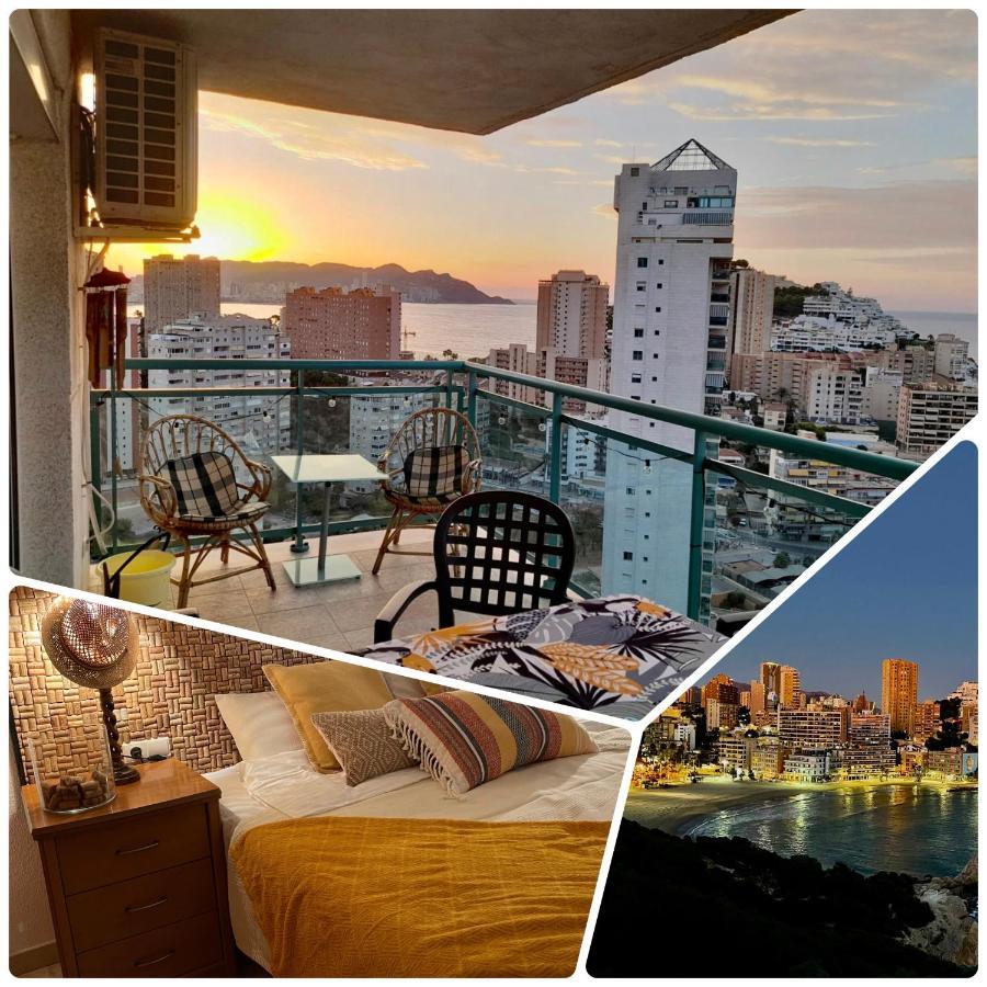 Traveler'S Beach Apartment With Sea View, Free Coffee & Parking Бенідорм Екстер'єр фото